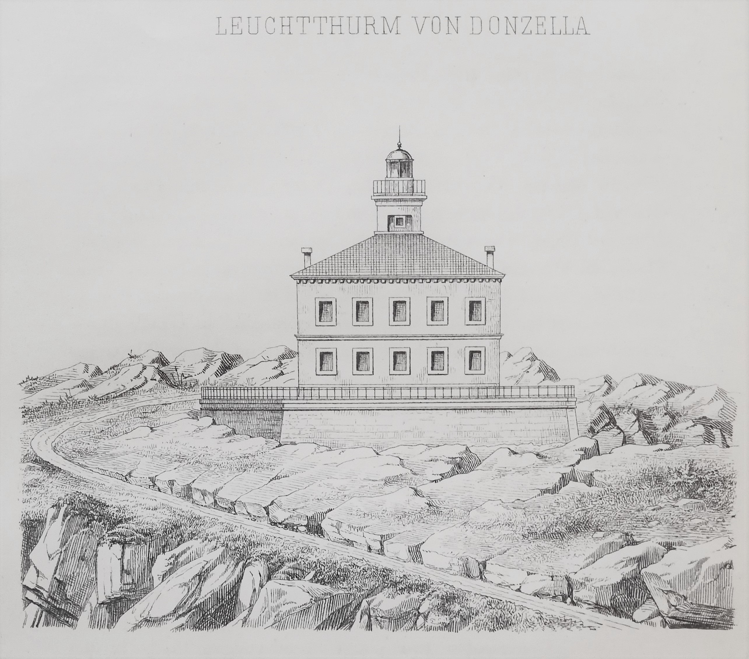 Leuchtturm auf Donzella (heute Sveti Andrija)