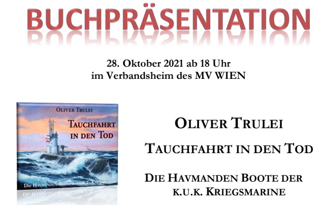 Einladung zur Buchpräsentation: Tauchfahrt in den Tod