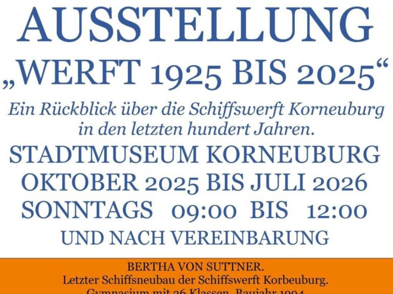 Sonderausstellung Werft 1825 bis 2025