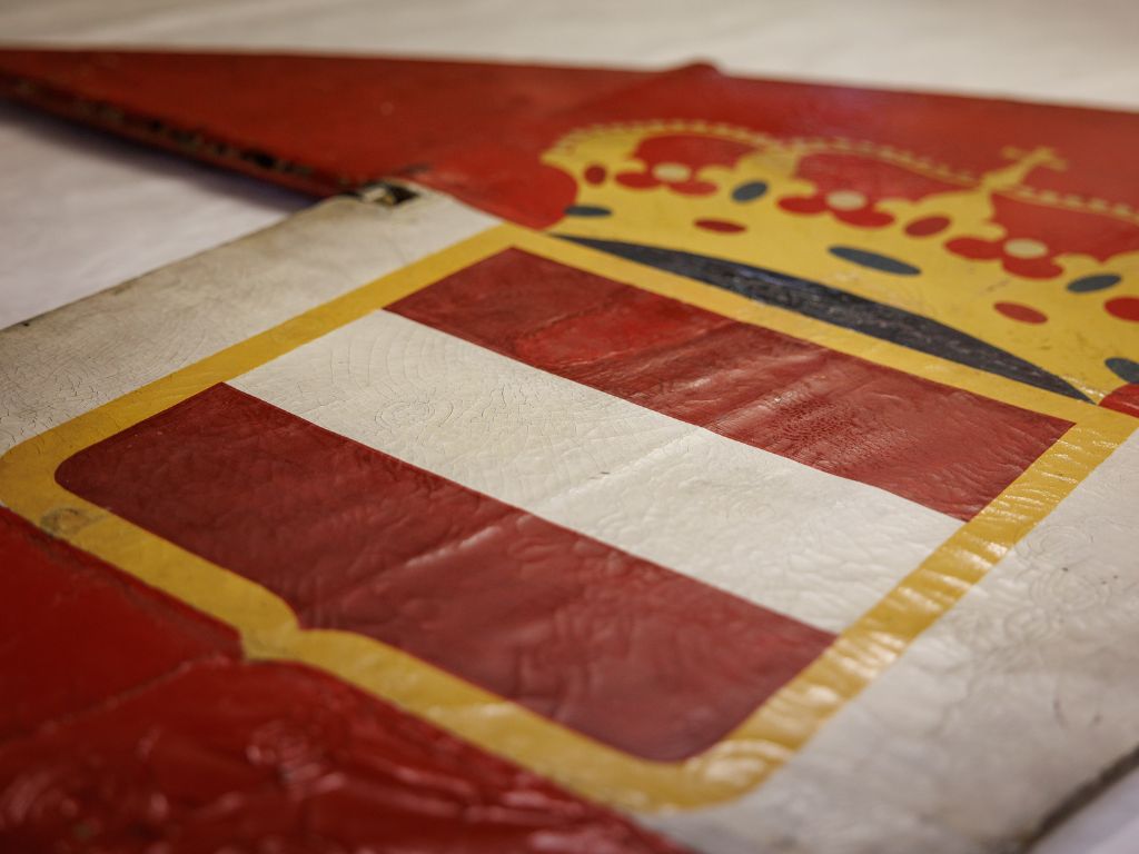 Seitenruder eines k.u.k. Seeflugzeugs